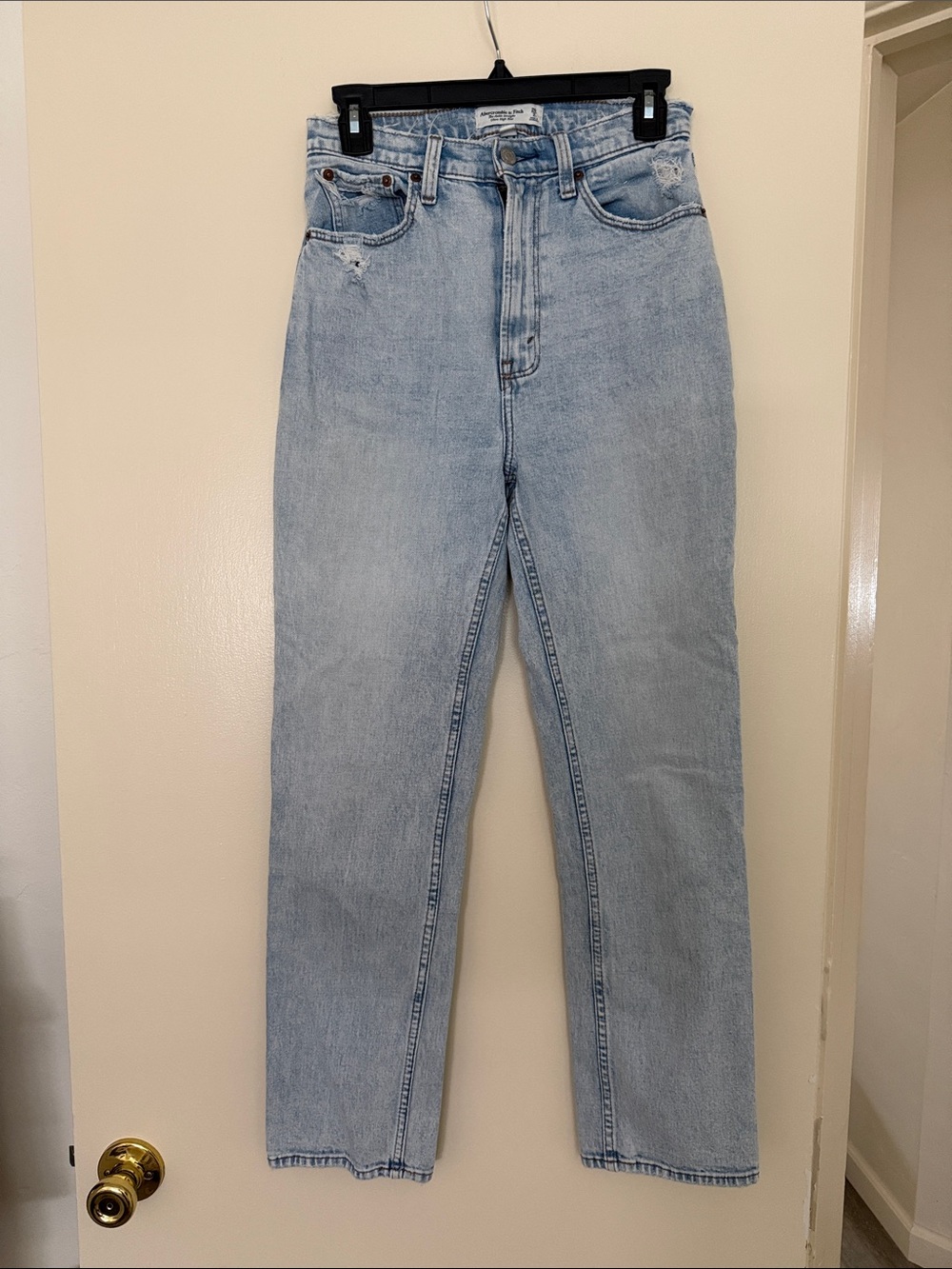 Abercrombie & Fitch Ankle Straight Hi Rise